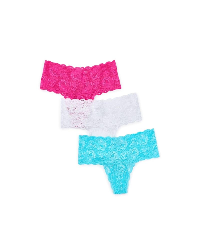コサベラ レディース アンダー御召しもの ズボン下 Cosabella Never Say Never Comfie Thongs 3-PackWo Rosa Caldo Trop
