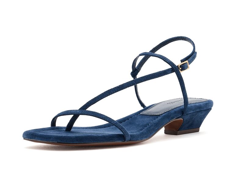 メイドウェル レディース シューズ 踵 サンダル スエードクロス Madewell Tonio Strappy Sandals - SuedeWo Warmidnight