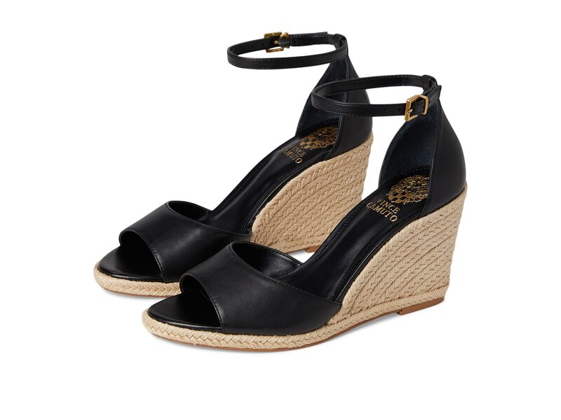 ヴィンスカムート レディース シューズ 踵 Vince Camuto FelynWo Black 黒いこと