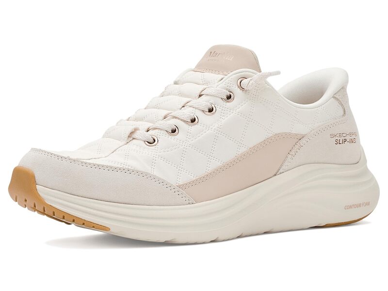スケッチャーズ レディース シューズ スニーカー Skechers Martha Stewart Cozy Fit Contour Foam - Sweet Serenity Off White 象牙色