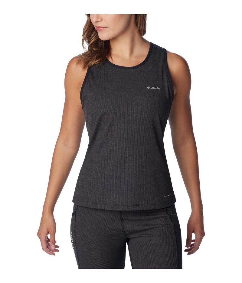 コロンビア レディース トップス シャツ Columbia Hike II Performance Tank Black Heather ブラック
