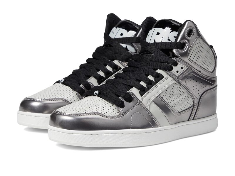 オサイラス メンズ シューズ スニーカー Osiris NYC 83 CLK Silver/Black/Wh 黒いこと