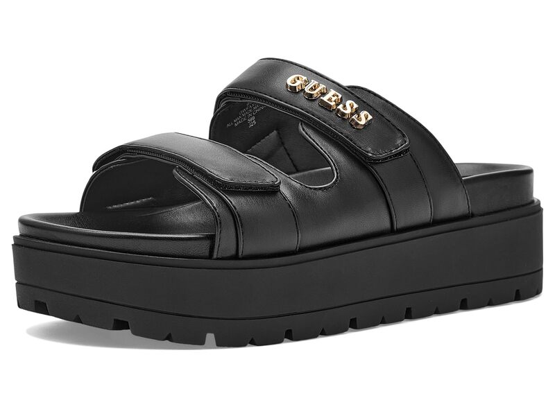 ゲス レディース シューズ スリッポン・ローファー Guess Faxon Black 黒いこと