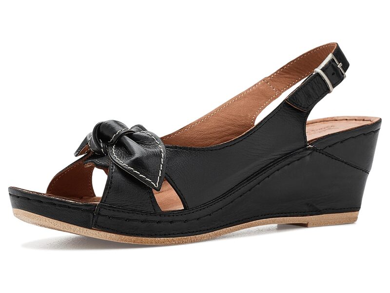 発条足取り レディース シューズ 踵 Spring Step Chassidy Black 黒いこと