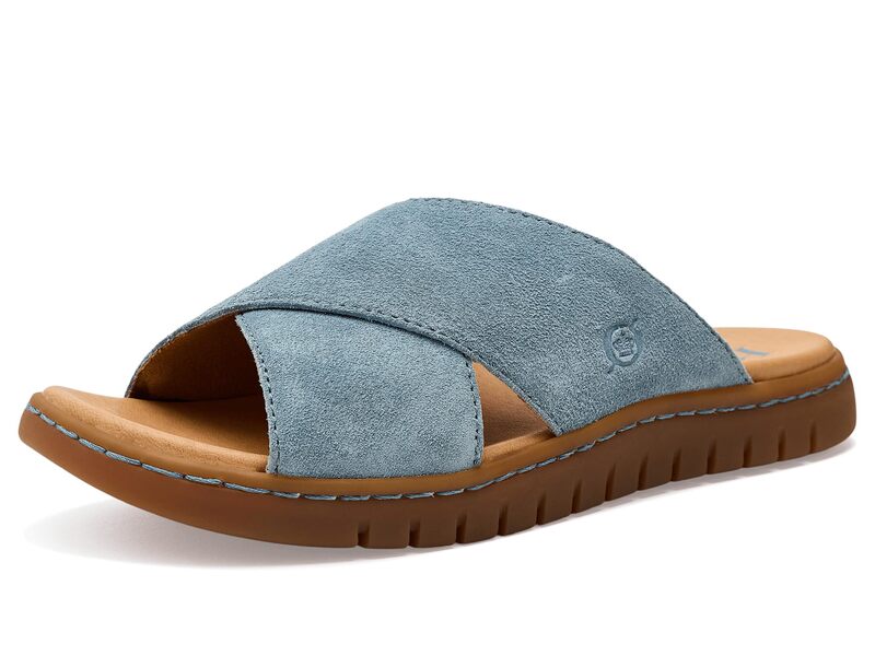 ボーン レディース シューズ 踵 Born Adia Light Blue/Sky 青み