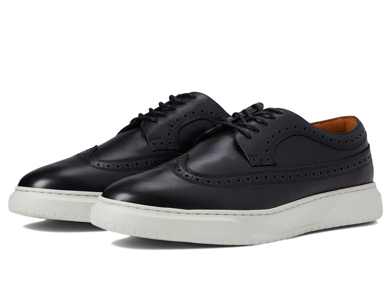 フローシャイム メンズ シューズ スニーカー スピード競技 Florsheim Premier Wing Tip Lace-Up Sneaker Black Smooth/Wh 黒いこと