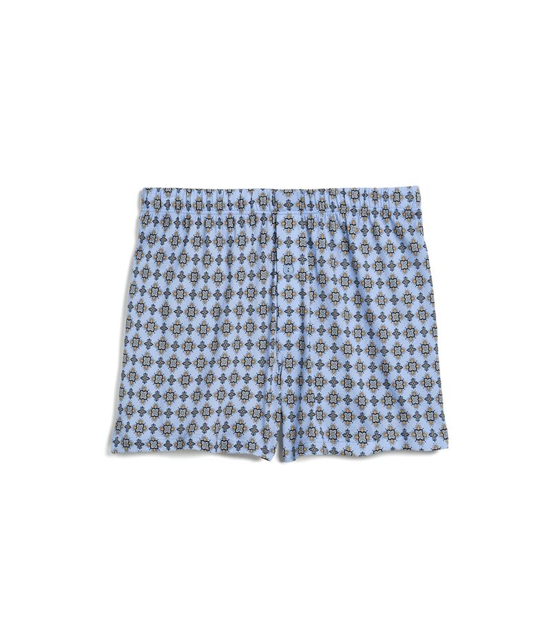 ハンロ メンズ アンダーお召しもの ボクサーズボン下 綿織物 プルオーバー Hanro Fancy Jersey Boxer Cotton/Modal Blend Pumpkin Ornamen