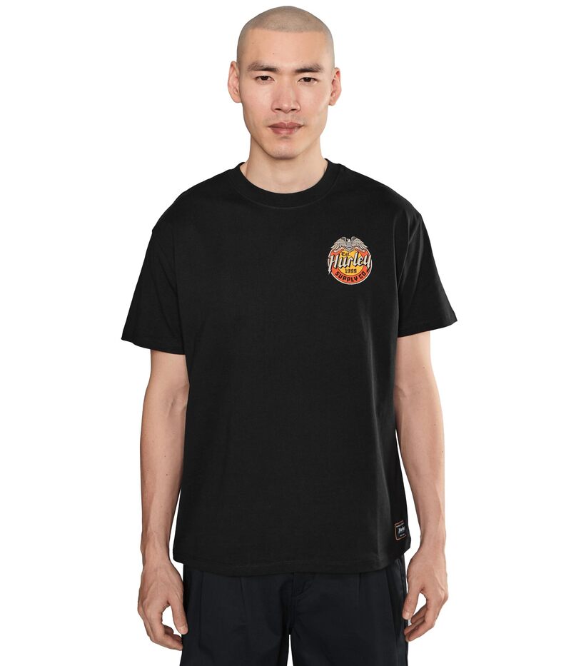 ハーレー メンズ トップス プルオーバー Hurley Og Short Sleeve Black 黒いこと