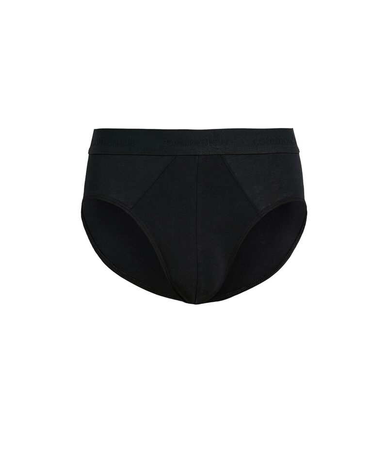 コマンドー メンズ アンダー御召しもの ブリーフズボン下 綿織物 Commando Pima Cotton Brief Black 黒いこと