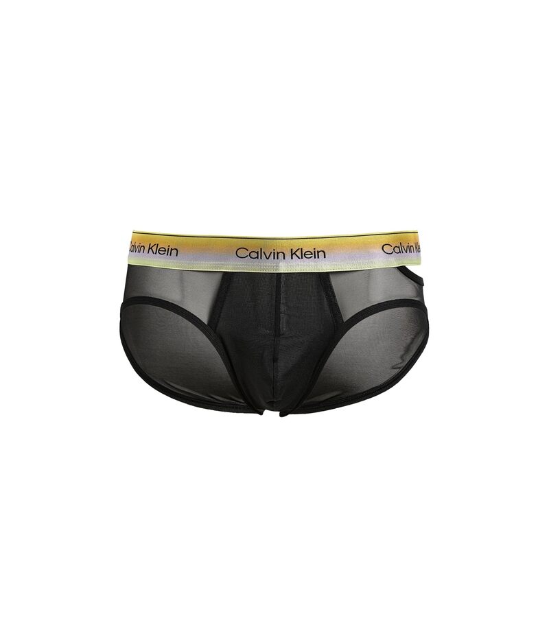 カルバン クラはたご屋 アンダー御召しもの メンズ ブリーフズボン下 メッシュ Calvin Klein Underwear Icon Meship Brief Black 黒いこと