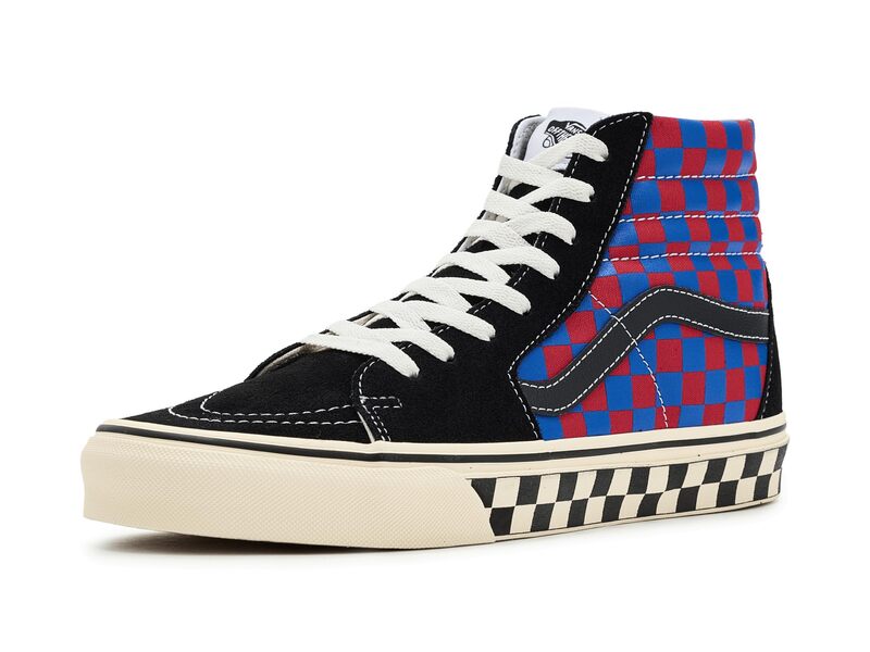 バンズ メンズ シューズ スニーカー Vansk8-Hi Checkerboard Si 読み合わせる