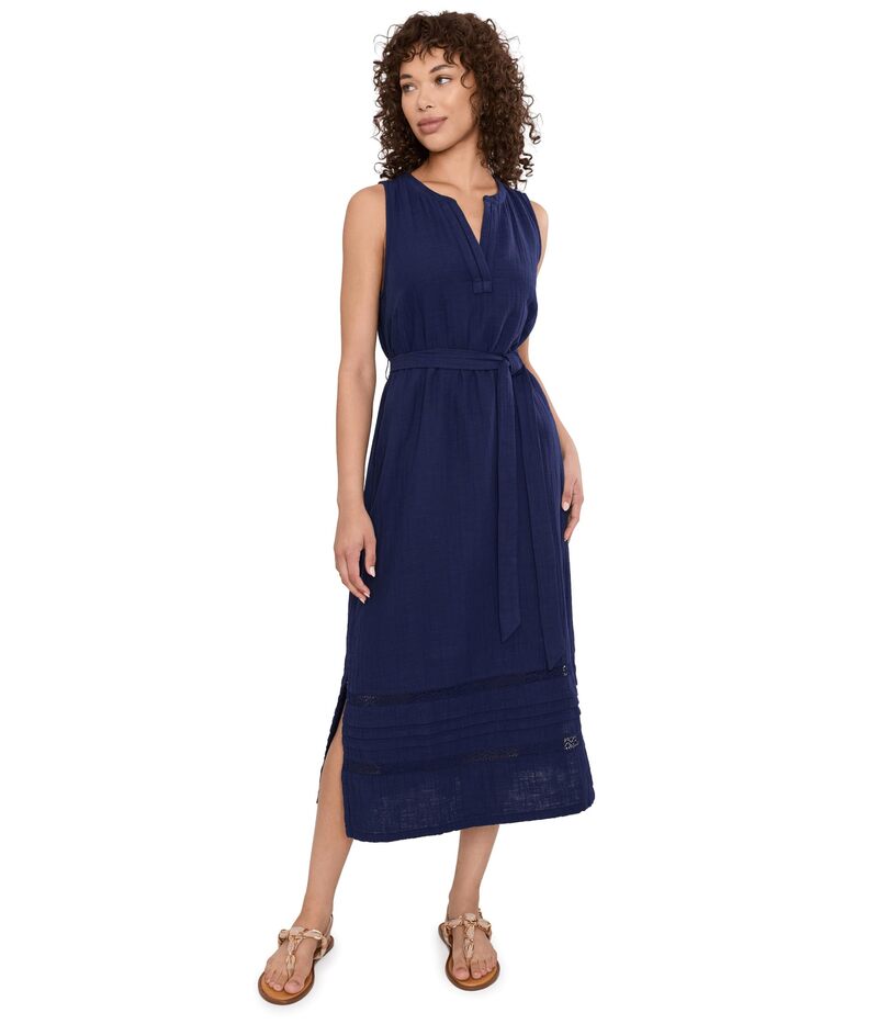トッミーバハマ レディース トップス 衣装 MIDI ノースリーブ Tommy Bahama Gauze Sleeveless Midi Dress Coastline