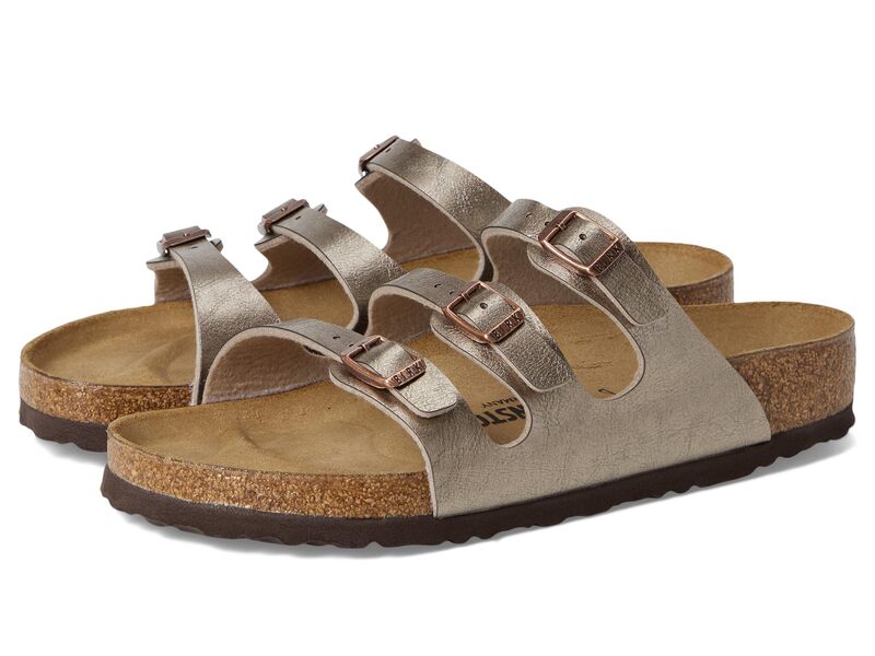 ビルケンシュトック レディース シューズ サンダル Birkenstock Florida Birko-Flor - Graceful Taupe トープ