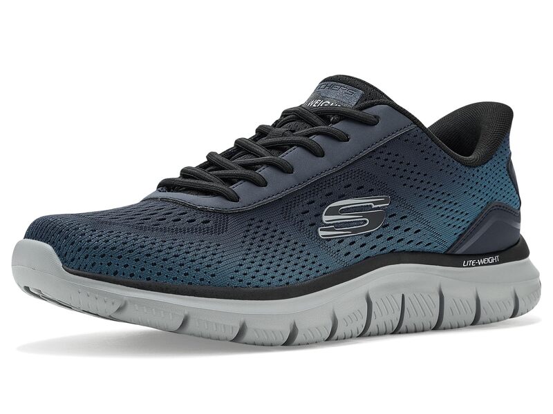 スケッチャーズ メンズ シューズ スニーカー Skechers Track Revno Hands Free Slip-Inavy/Blue 米国海軍