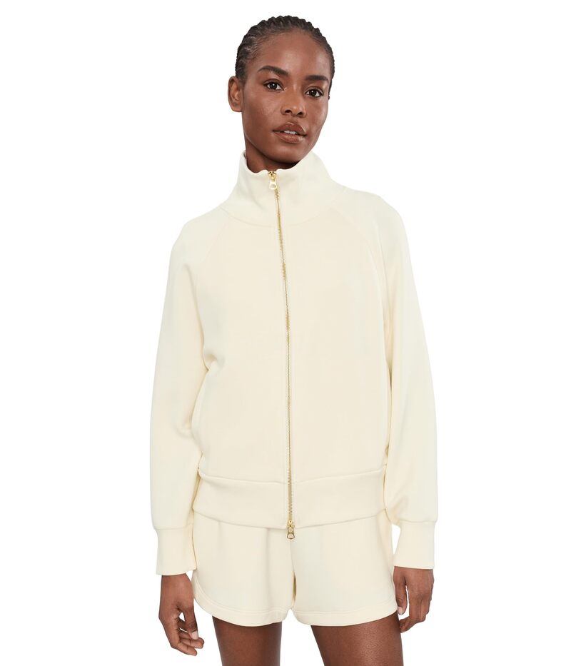 バーレイ レディース アウター パーカー・スウェット フルジップ Varley Tyde Zip Through Sweat Pristine