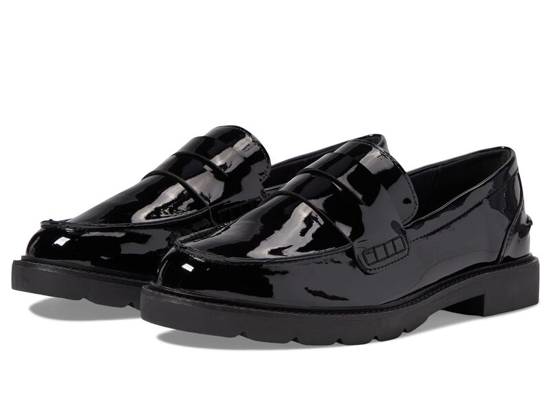 アンクライン レディース シューズ スリッポン・ローファー Anne Klein Emmylou Black Patent 黒いこと