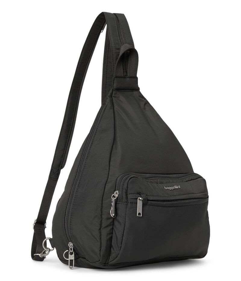 バッガリーニ レディース 御徒面子 Baggallini Securtex Anti-Theft Vacation Convertible Sling Charcoal 濃灰色