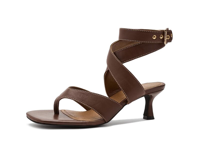 セイシェルズ レディース シューズ 踵 Seychellestroke Of Luck Brown Leather 赤銅色