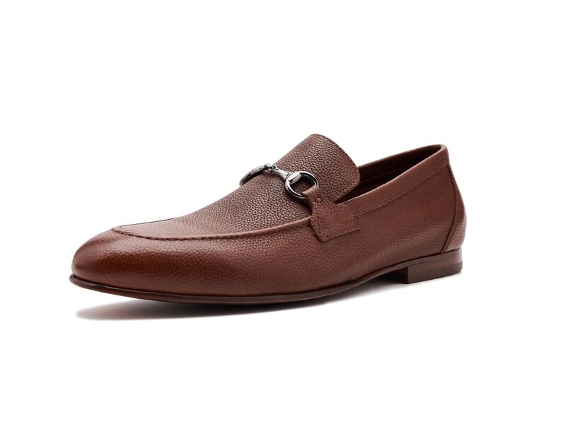 ジョンストンアンドマーフィー メンズ シューズ スリッポン・ローファー Johnston \u0026 Murphy Higgins Bit Loafers Tan Full Grain タン