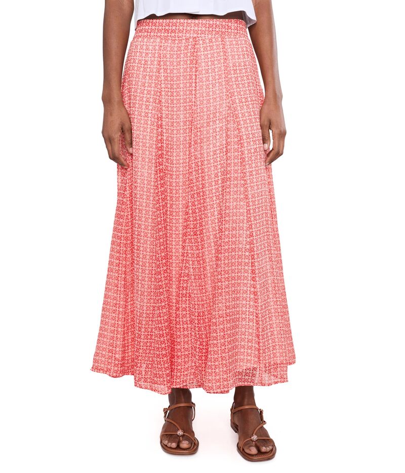 ヴィンスカムート レディース 下つ方スコート Vince Camuto Waist Band With Back Elasticircular Skirt Lobstered 赤いこと