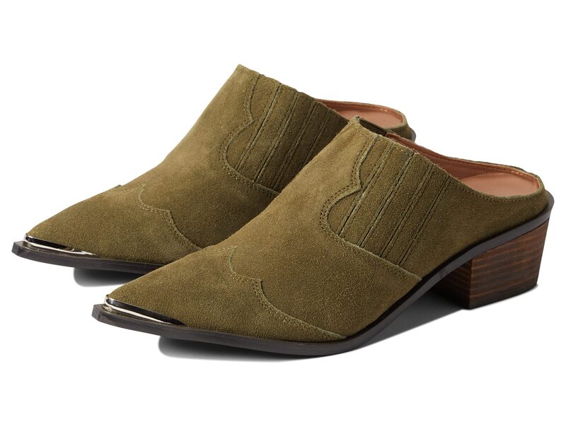 チャイニーズランドリー レディース シューズ 踵 Chinese Laundry Marishka Olive Split Sue オリーブ