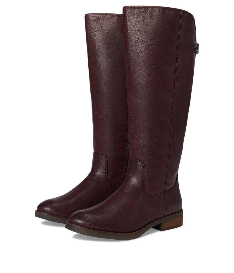 飛球 レディース シューズ ブーツ・レインブーツ トール Frye And Co. Kellie Button Tall Wide Calf Mulberry