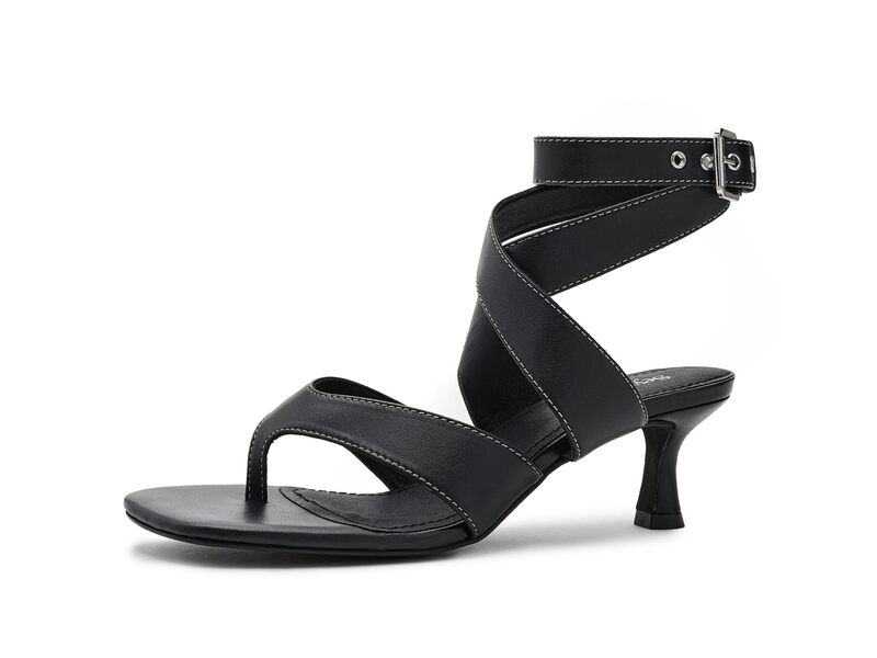 セイシェルズ レディース シューズ 踵 Seychellestroke Of Luck Black Leather 黒いこと