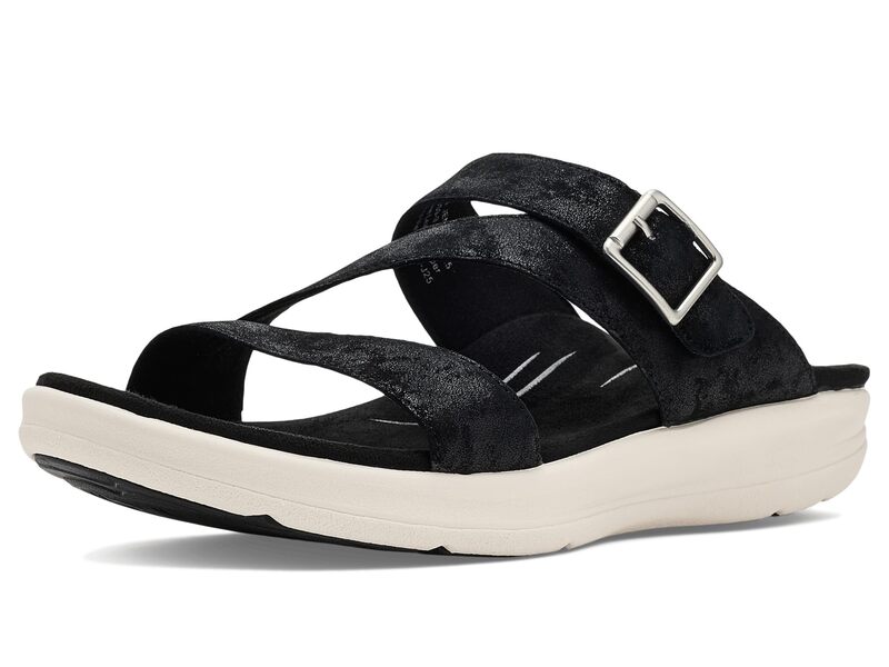 エイトレックス レディース シューズ 踵 サンダル Aetrex Jenny Wedge Sandal Black 黒いこと