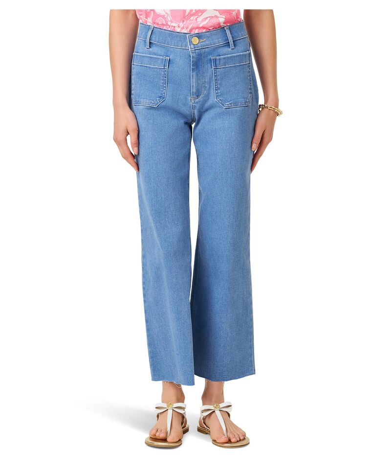 リリーピュリッツァー レディース ボトムス 心地好いズボン下 デニム Lilly Pulitzer Harleen High-Rise Crop Jeans Rosanna Wash