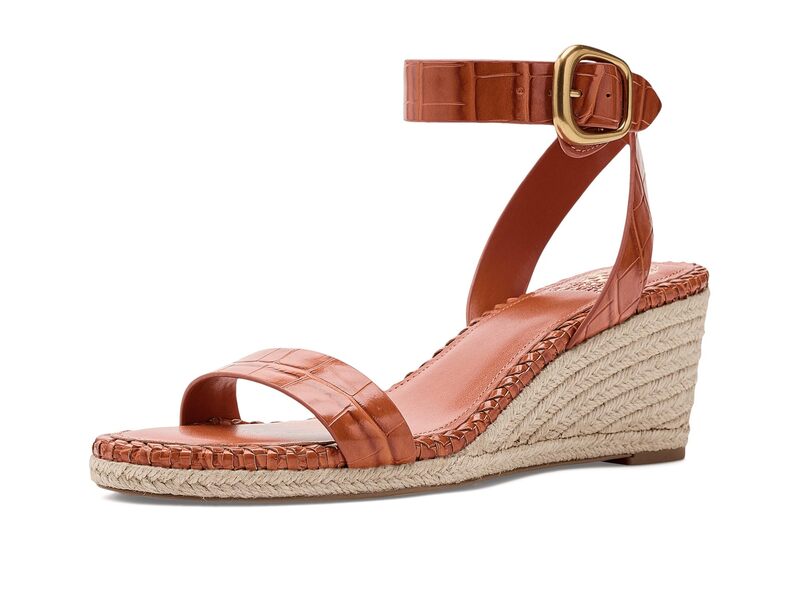 ヴィンスカムート レディース シューズ 踵 サンダル アンクル Vince Camuto Fainel Ankle Strap Espadrille Wedge Sandalsunset