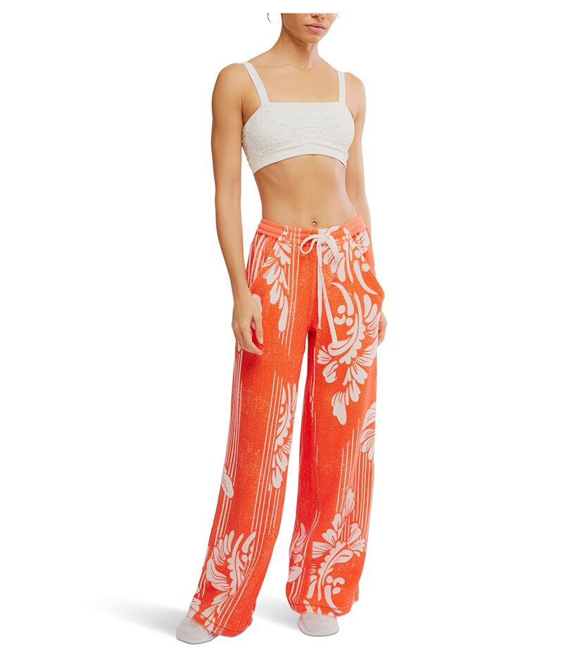 フリーピープル レディース ボトムス 心地好いズボン下 ワイドレッグ Fp Movement One Above Wide Leg Dippin Floral F