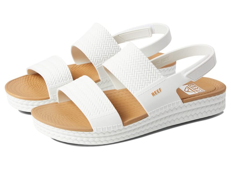 岩礁 レディース シューズ サンダル Reef Water Vista White/Tan 白いこと