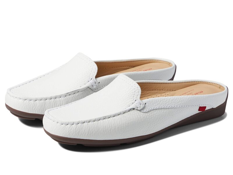 マークジョセフニューヨーク レディース シューズ スリッポン・ローファー Marc Joseph New York Briarwood Court Mule White Grainy 白いこと