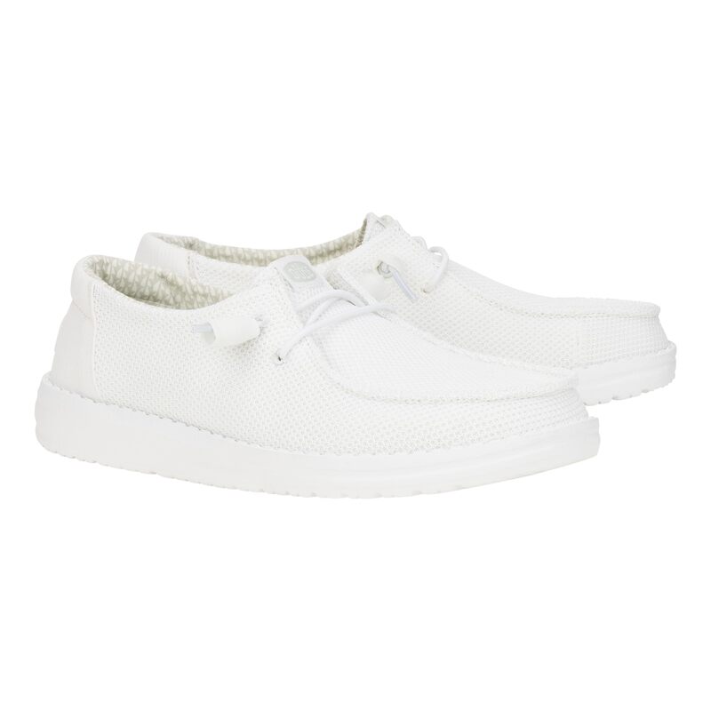 ヘイデュード レディース シューズ スリッポン・ローファー Hey Dude Wendy Stretch Sox White 白いこと
