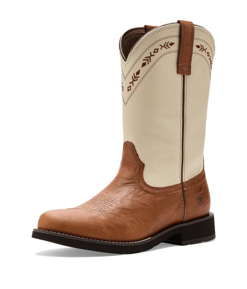 アリアト レディース シューズ ブーツ・レインブーツ Ariat Kearney Beasty Brown 赤銅色