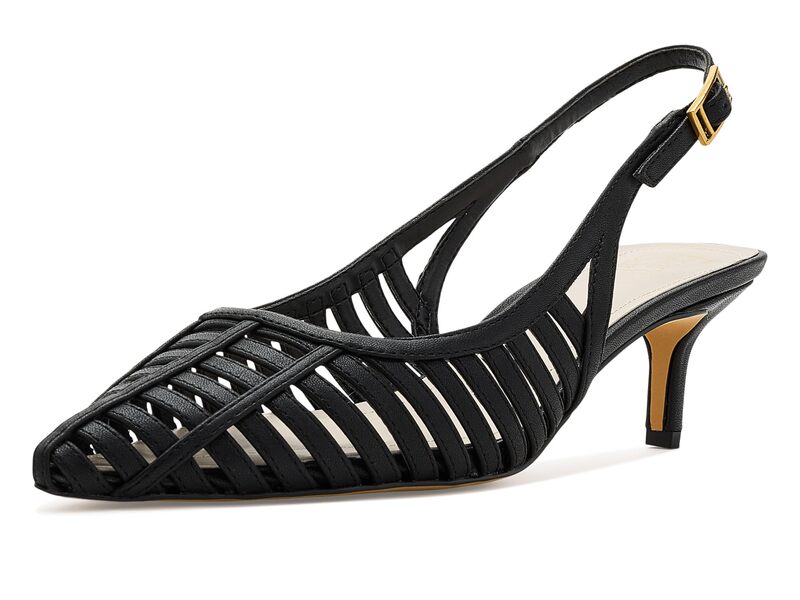 フランコサルト レディース シューズ 踵 Franco Sarto Kate Slingback Black 黒いこと
