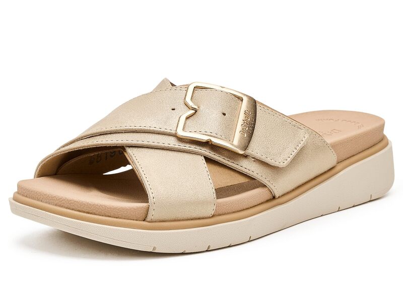 御医者さん・肩かけ レディース シューズ 踵 Dr. Scholl\u0027s Piper Light Gold ゴールド