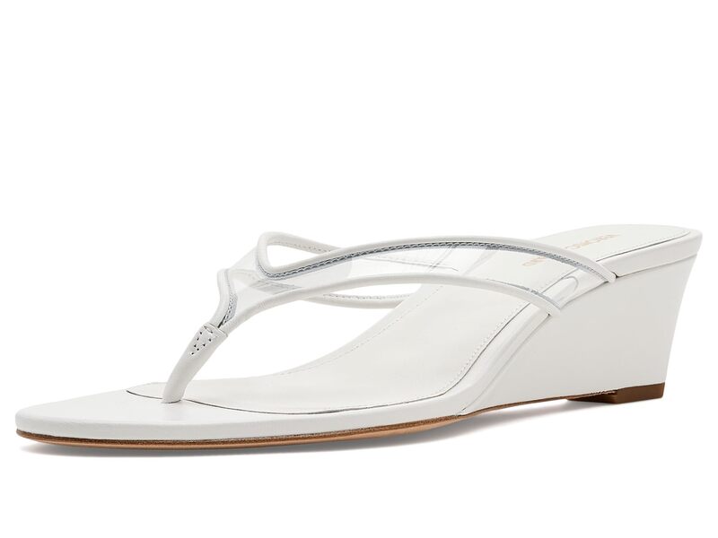 ヴェロニカ ベアード レディース シューズ 踵 サンダル Veronica Beard Clea Wedge Thong Sandals Clear/Coconut
