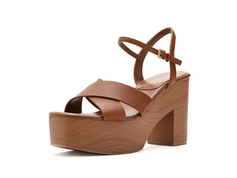 ゲス レディース シューズ 踵 Guess Qeelin Dark Naturale
