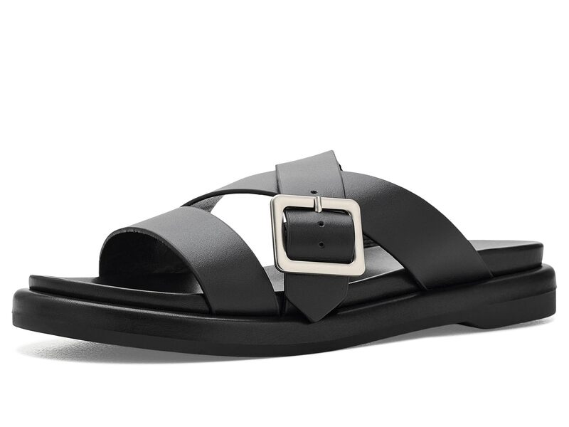 金髪 レディース シューズ サンダル Blondo Larah Black Leather 黒いこと