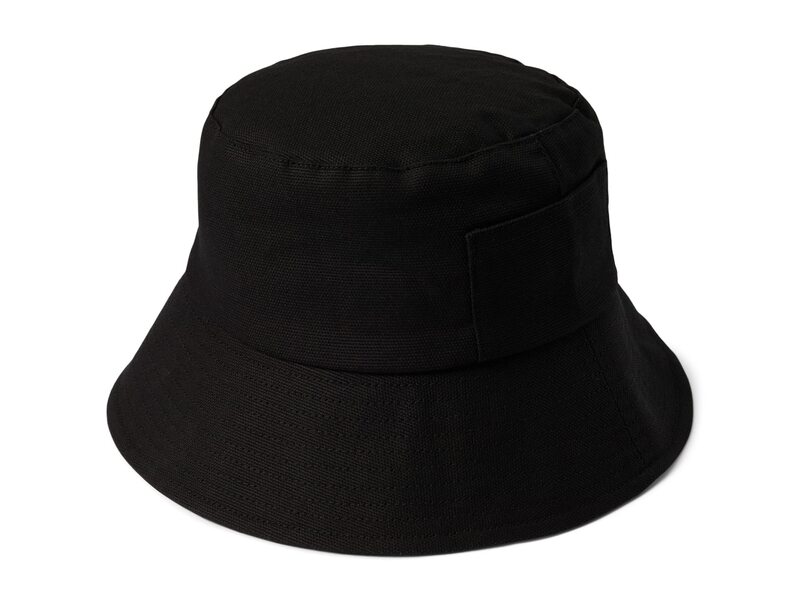 仕合わせオブ色つや メンズ 付属物 鳥打ち帽 Lack Of Color Wave Bucket Hat Black 黒いこと