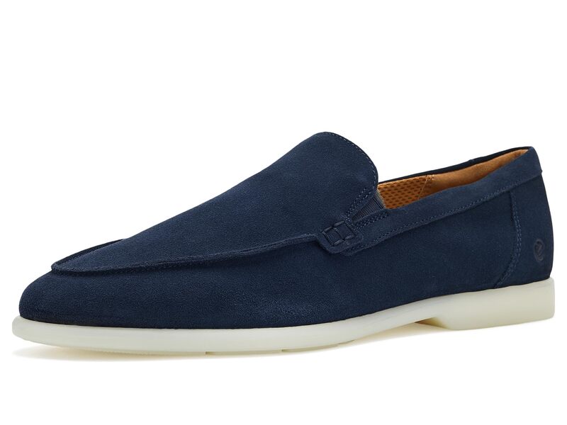 山びこ メンズ シューズ スリッポン・ローファー Ecco Verona Slip-On Marine Suede