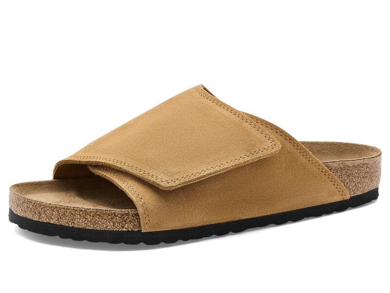 ビルケンシュトック メンズ シューズ サンダル スエードクロス Birkenstock Solana - Suede Cork Brown 赤銅色