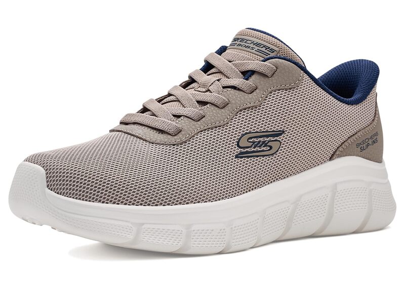 スケッチャーズ メンズ シューズ スニーカー Bobs From Skechers Bobs B Flex - Glacial Edge Slip-ins Taupe トープ