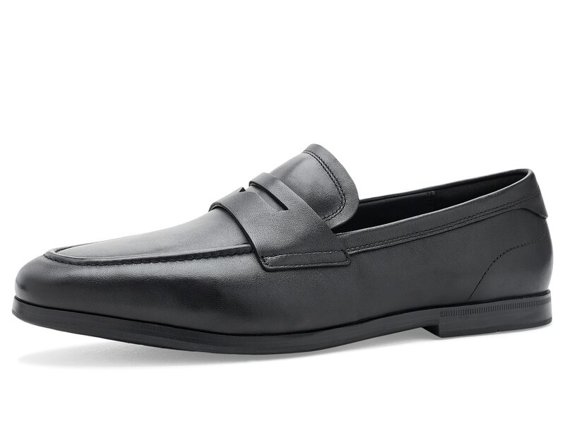 電話を掛けるハーン メンズ シューズ スリッポン・ローファー Cole Haan Wyeth Grand Penny Loafers Black 黒いこと