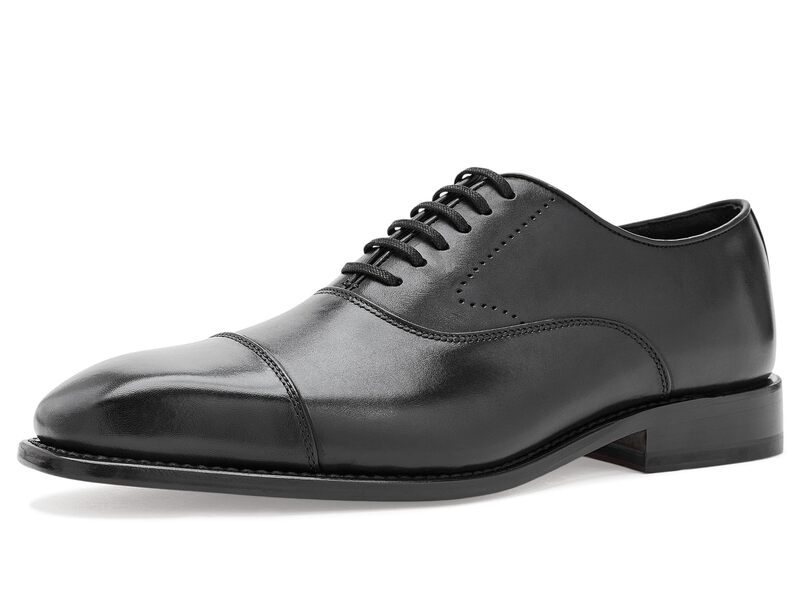 ジョンストンアンドマーフィー メンズ シューズ オックスフォード 旗がしら Johnston \u0026 Murphy Ashton Cap Toe Black Full Grai 黒いこと