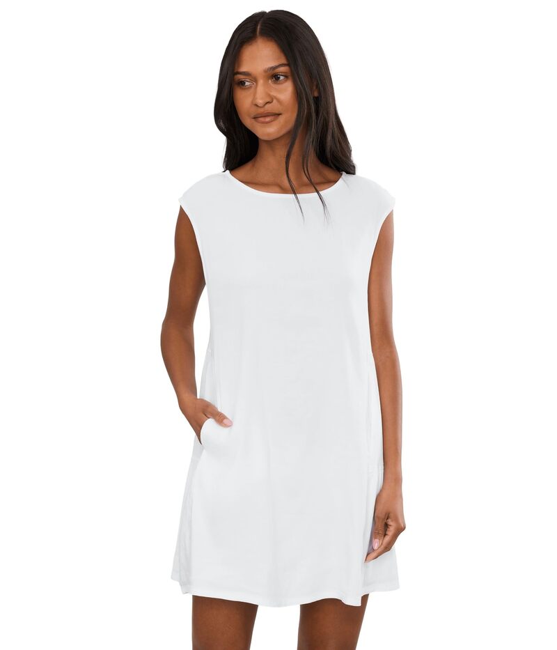 カットフロムザクロス レディース トップス 衣装 リネン Kut From The Kloth Alice Linen Dress White 白いこと