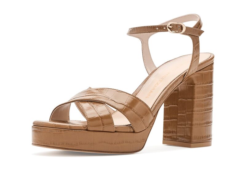スチュアート ワイツマン レディース シューズ 踵 プラットホーム サンダル Stuart Weitzman Dayna Platform Sandal Doe