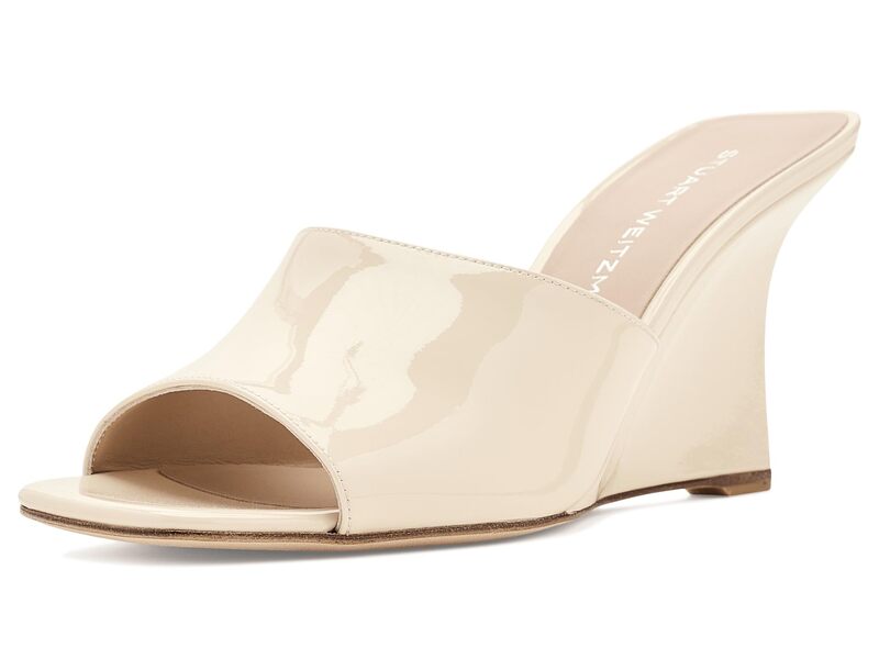 スチュアート ワイツマン レディース シューズ 踵 Stuart Weitzman Vinnie Wedge Mule 85 Linen