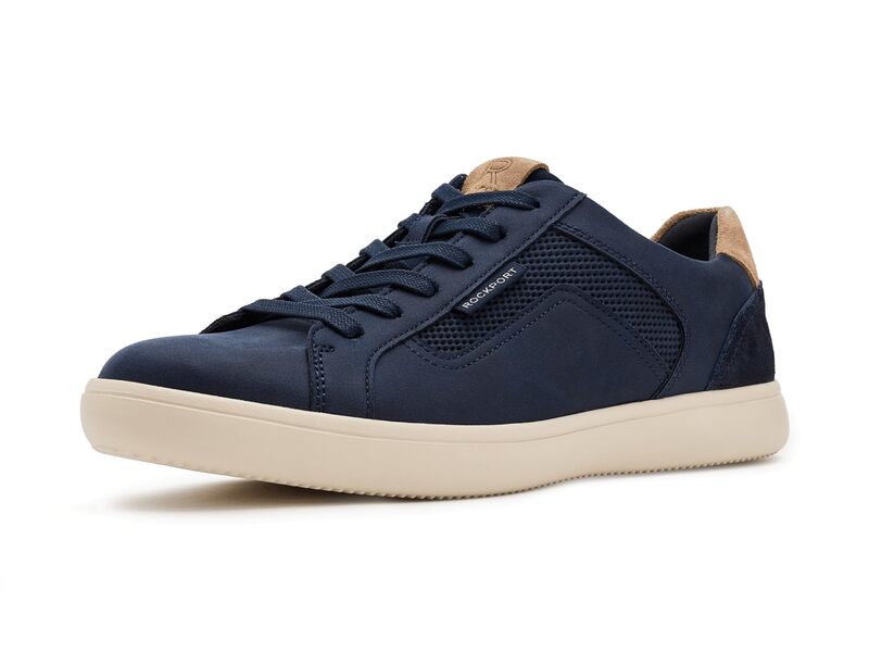 鍵を掛ける界面 メンズ シューズ ブーツ・レインブーツ Rockport Collins Dark Blue/Beige 青碧